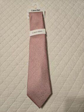 New! Pink Calvin Klein Tie